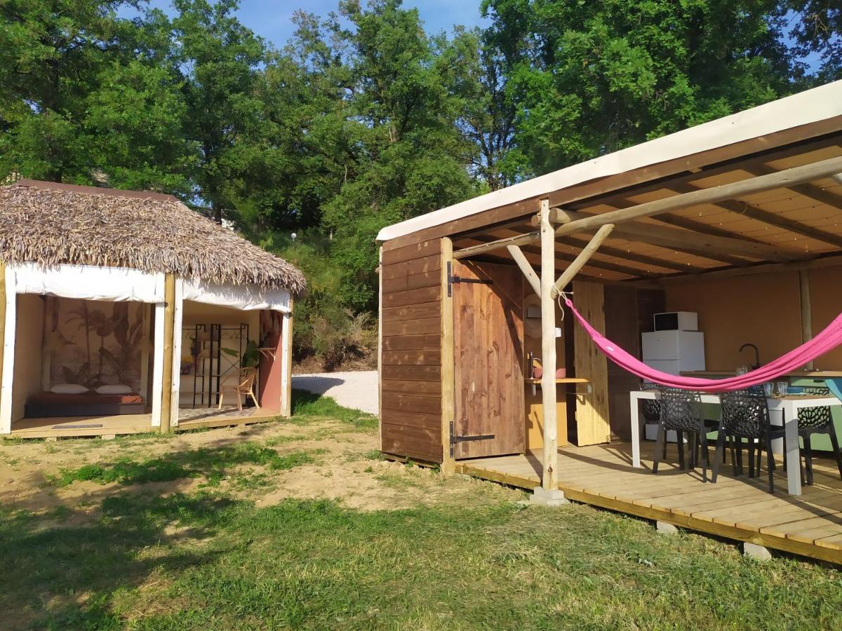 אלבון Camping Domaine De Senaud מראה חיצוני תמונה